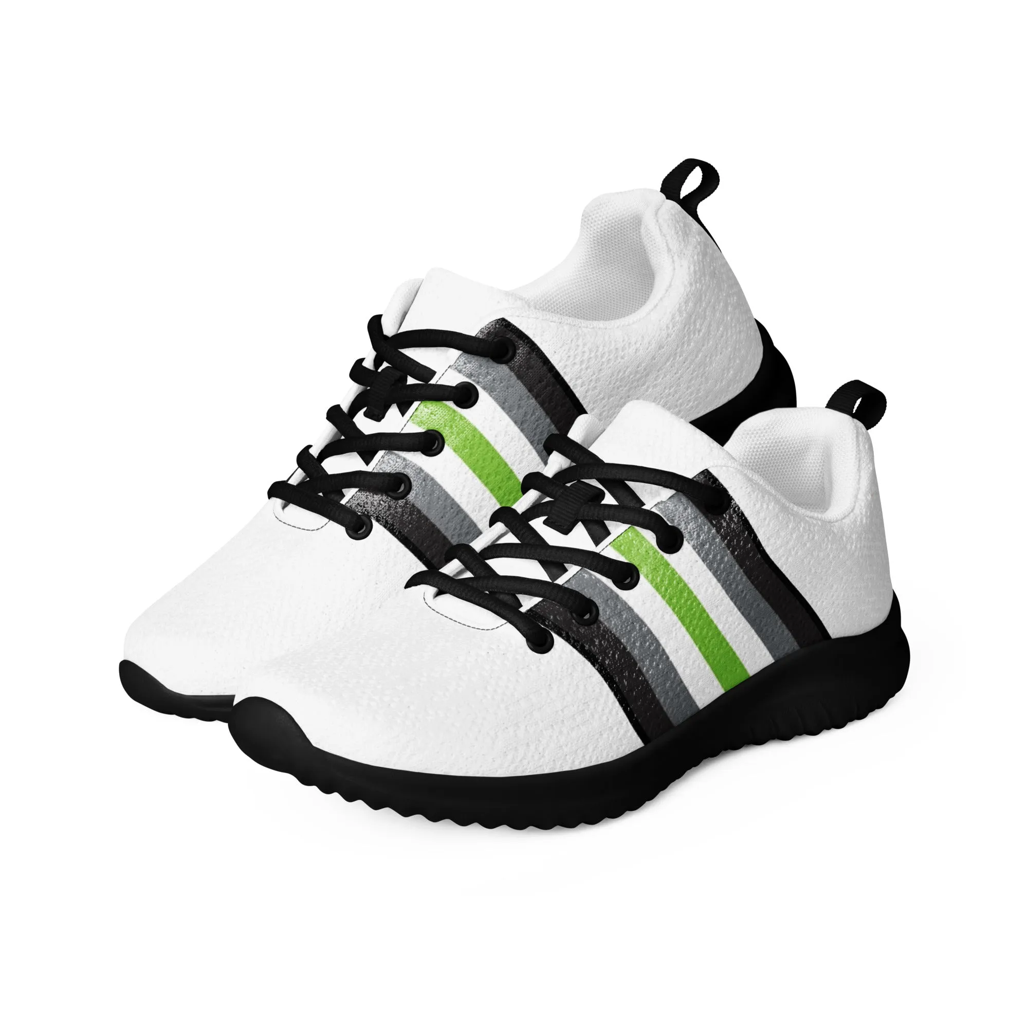 Agender Pride Flag Women’s Athletic Shoes
