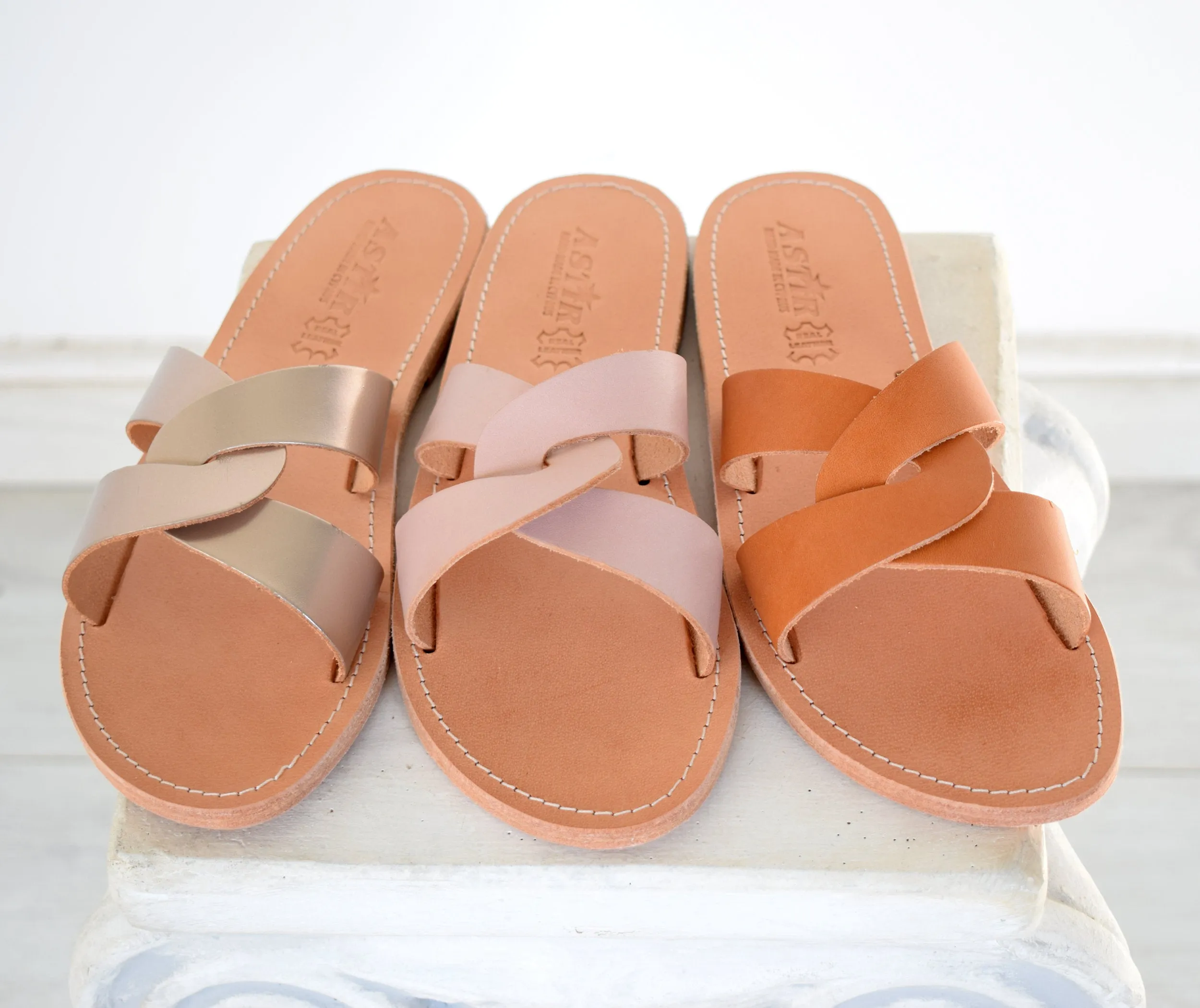 Ancient Greek leather sandals, Tan natural sandals, Women Greek leather sandals, Leather sandals, Women's leather sandals YASEMI