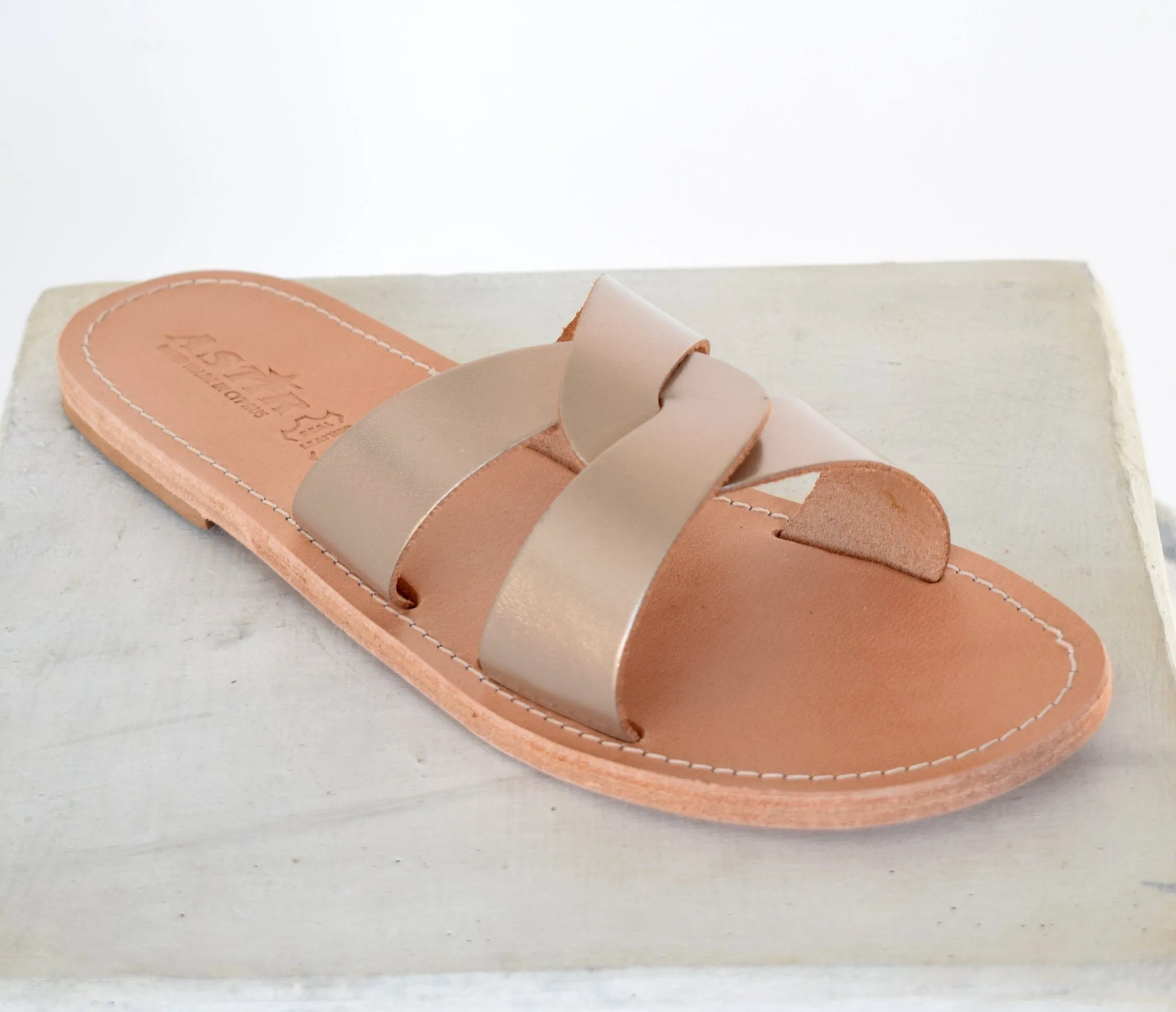 Ancient Greek leather sandals, Tan natural sandals, Women Greek leather sandals, Leather sandals, Women's leather sandals YASEMI