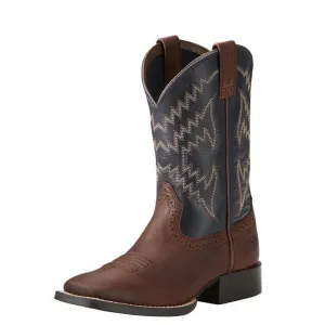 Ariat Kids Tycoon Boot - Brazen Brown/Arizona Sky