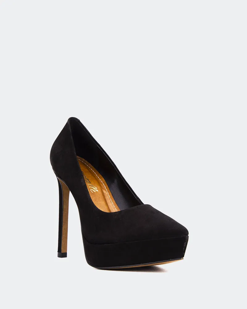 Bellea Black Nubuck