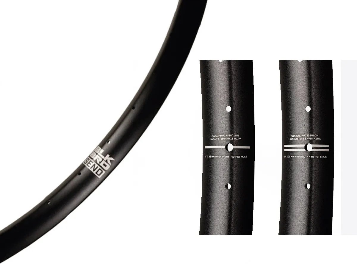 BlackBird Send 2 29" Alloy MTB Rim - Black