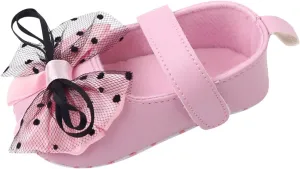 Boots for Toddler Babies Boys Infant Toddler Shoes Soft Sole Bow Hook Loop Casual Shoes Princess Shoes Dance Shoe