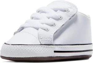 Converse Baby Chuck Taylor All Star Cribster (Infant/Toddler) Sneaker, White/Natural Ivory/White, 1 US Unisex