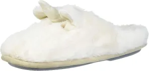Dearfoams Unisex-Child Kids Toddlers faux faux fur Critter Clog Slipper
