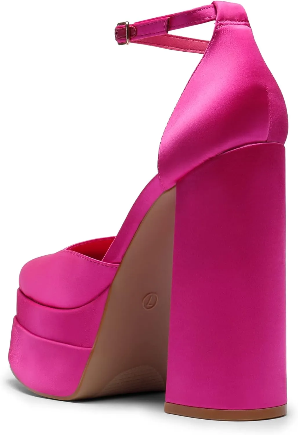 DREAM PAIRS Womens High Chunky Platform Closed Toe Block Heels Square Toe Ankle Strap Dress Wedding Party Pumps Shoes Aurelia