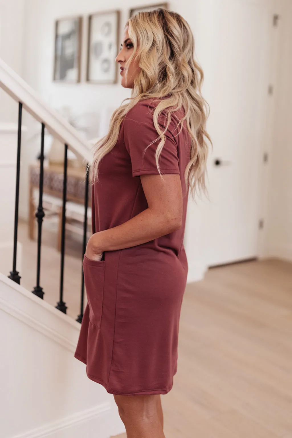 Easy Day Patch Pocket T-Shirt Dress - 8/19/2021