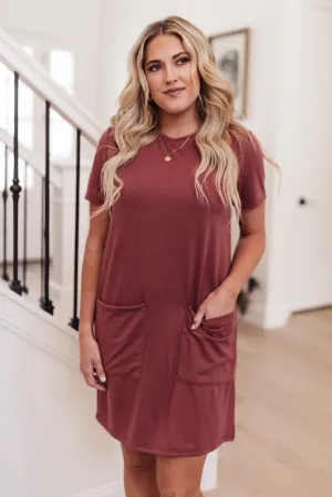 Easy Day Patch Pocket T-Shirt Dress - 8/19/2021