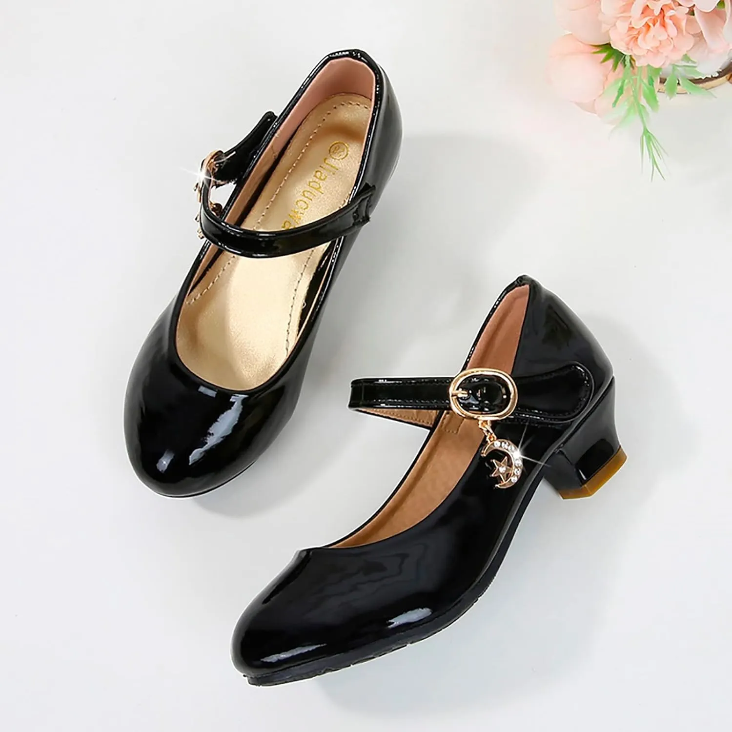 Girls High Heels Shoes Toddler Baby Summer Casual Solid Color School Student Leather PU Children Toddler Sandals