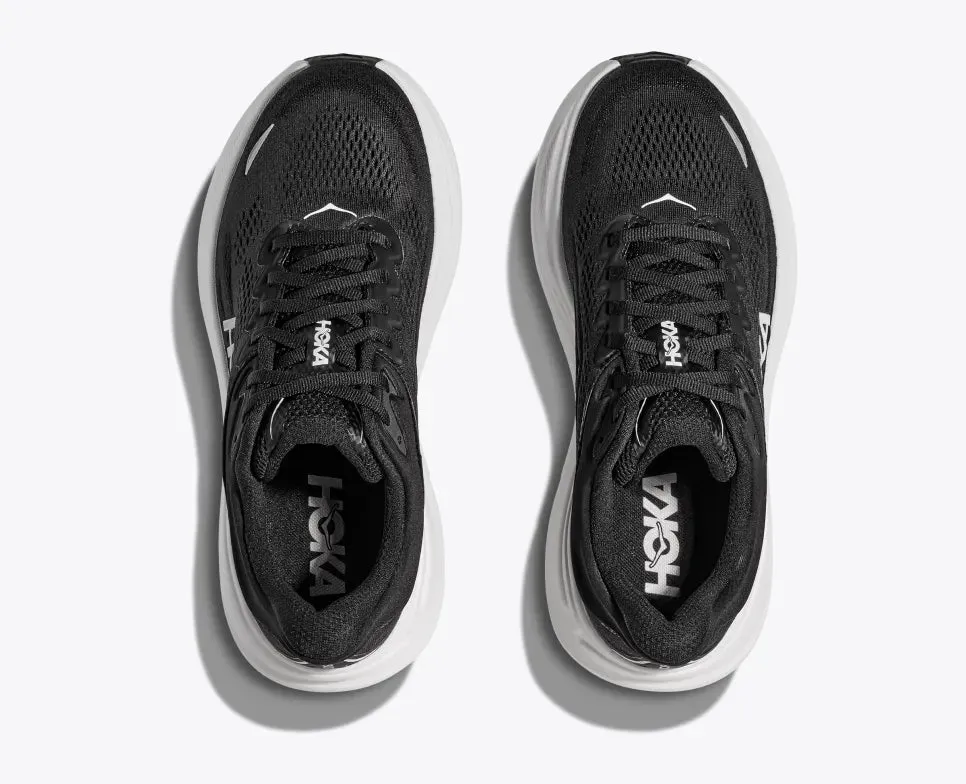 Hoka Bondi 9 Running Shoe - Black / White
