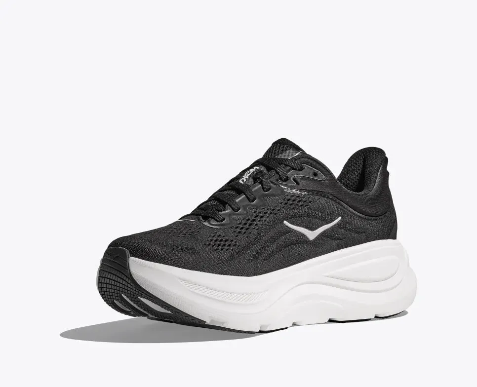 Hoka Bondi 9 Running Shoe - Black / White