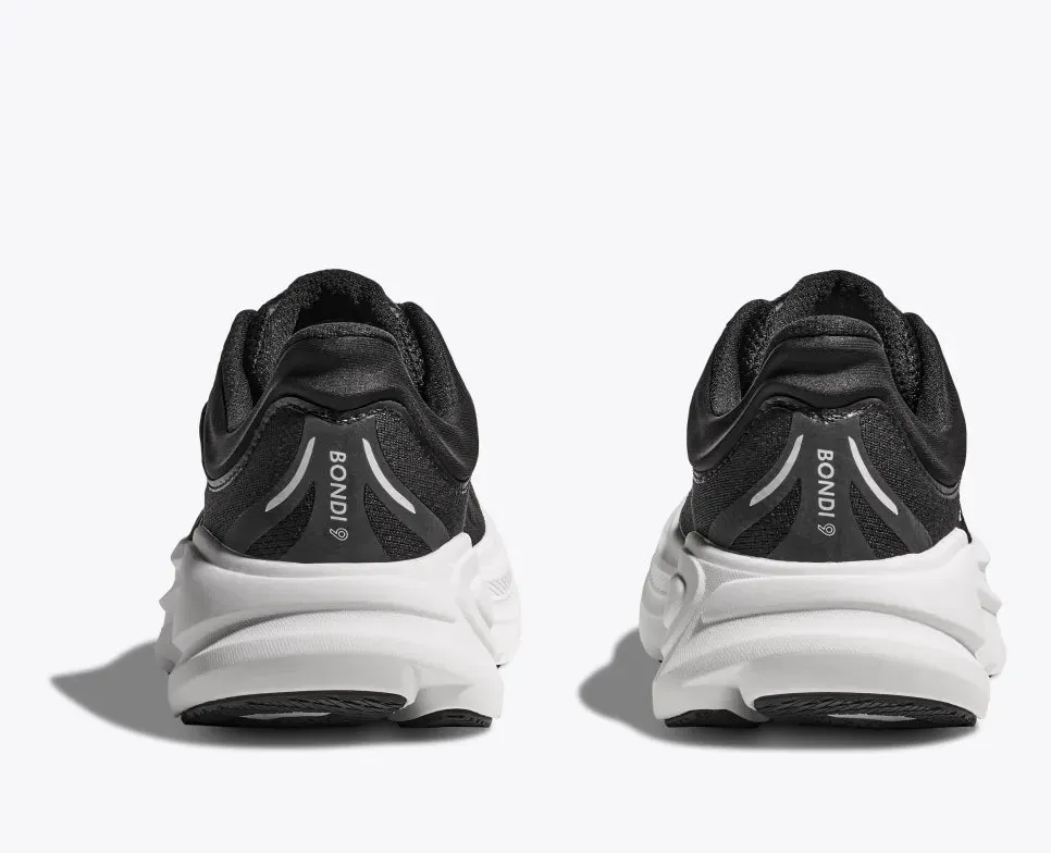 Hoka Bondi 9 Running Shoe - Black / White