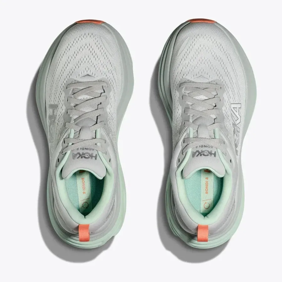 HOKA ONE ONE BONDI 8 - GREY & BLUE - 1127952SQB
