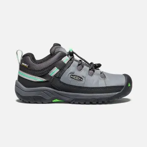 Keen Targhee Lo Waterproof Hiking Shoe - Steel Grey/Irish Green