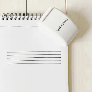Large Music Staff Roller Stamp