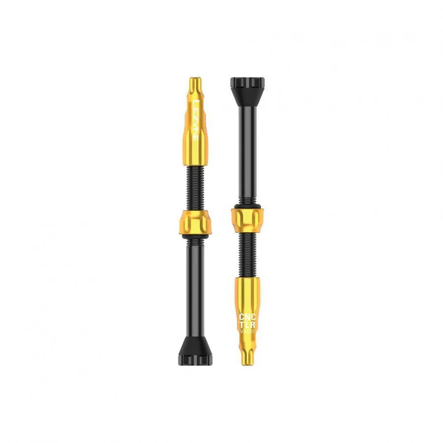 Lezyne CNC TLR Tubeless Valves (60mm) (Pack Of 2)