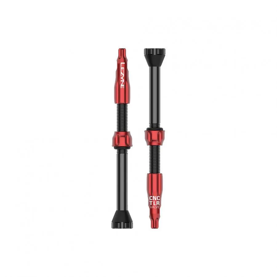 Lezyne CNC TLR Tubeless Valves (60mm) (Pack Of 2)