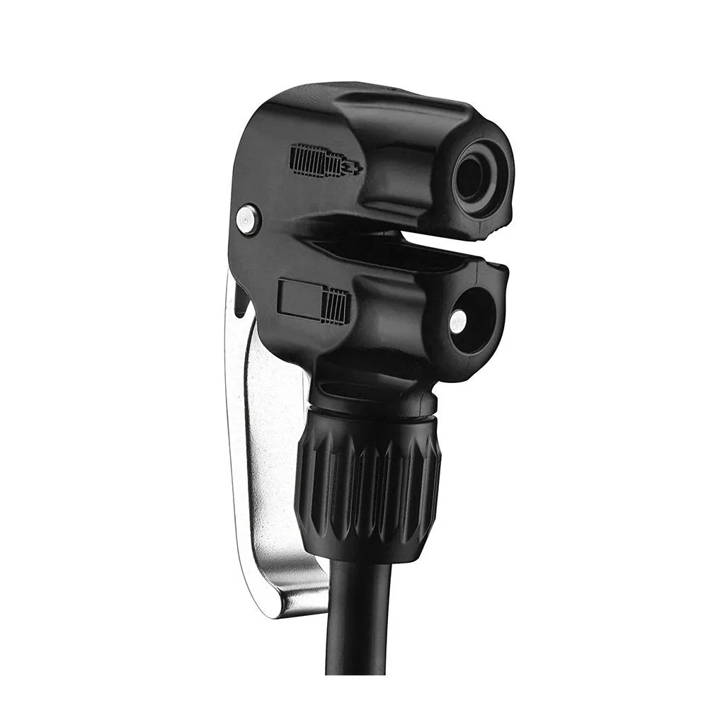 Lezyne Sport Floor Drive 2.5 DV Floor Pump - Metallic Silver