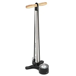 Lezyne Sport Floor Drive 2.5 DV Floor Pump - Metallic Silver