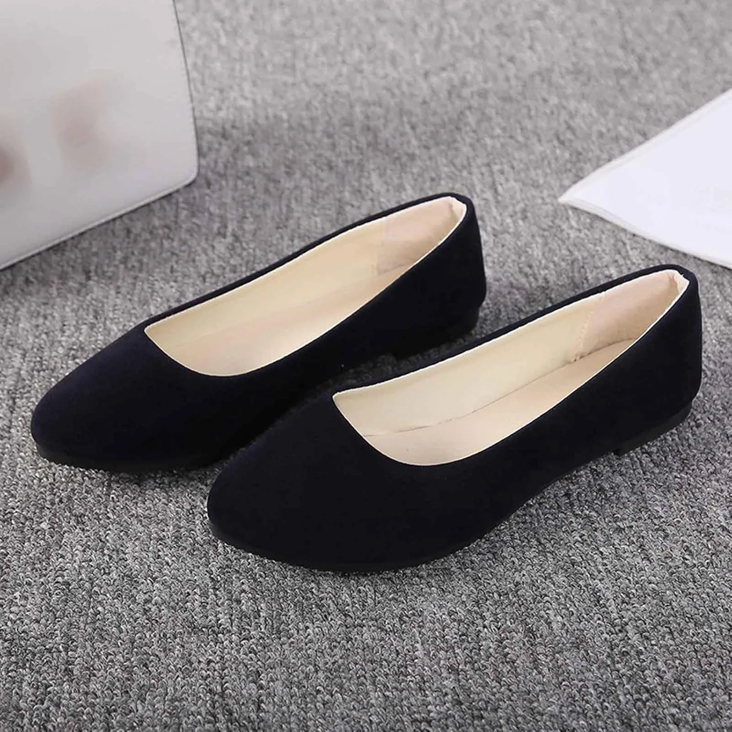Loafers for Women Comfortable Dressy Casual Work Flats Lightweight Summer Ballet Flats Dressy Pointed Toe Shoes