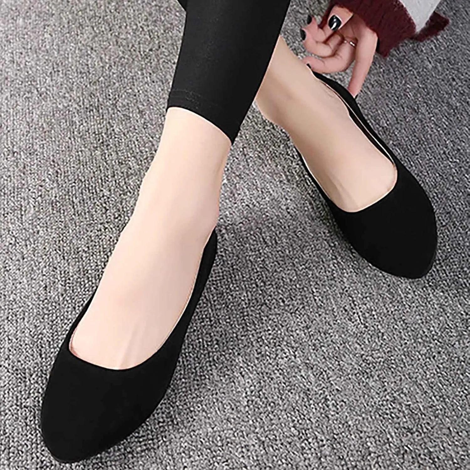 Loafers for Women Comfortable Dressy Casual Work Flats Lightweight Summer Ballet Flats Dressy Pointed Toe Shoes