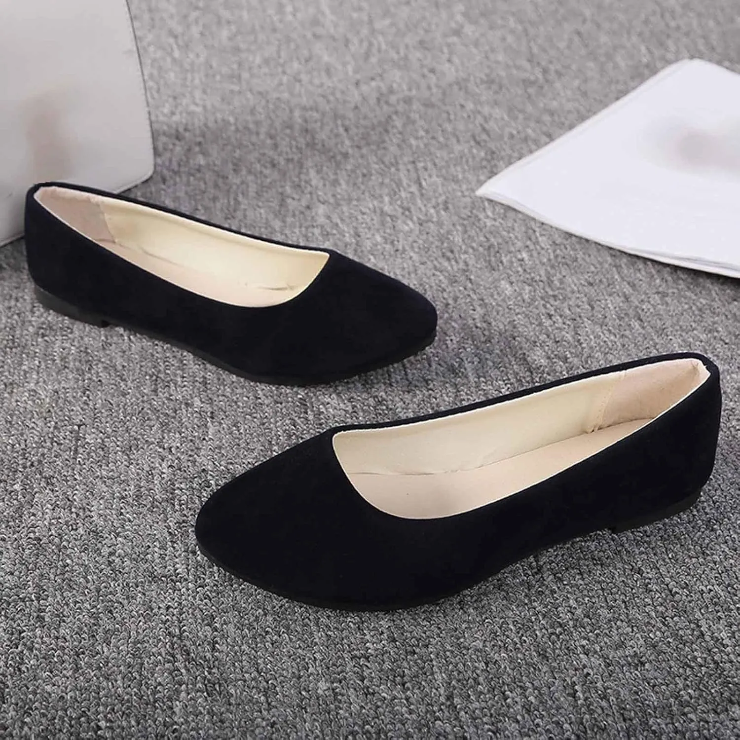 Loafers for Women Comfortable Dressy Casual Work Flats Lightweight Summer Ballet Flats Dressy Pointed Toe Shoes