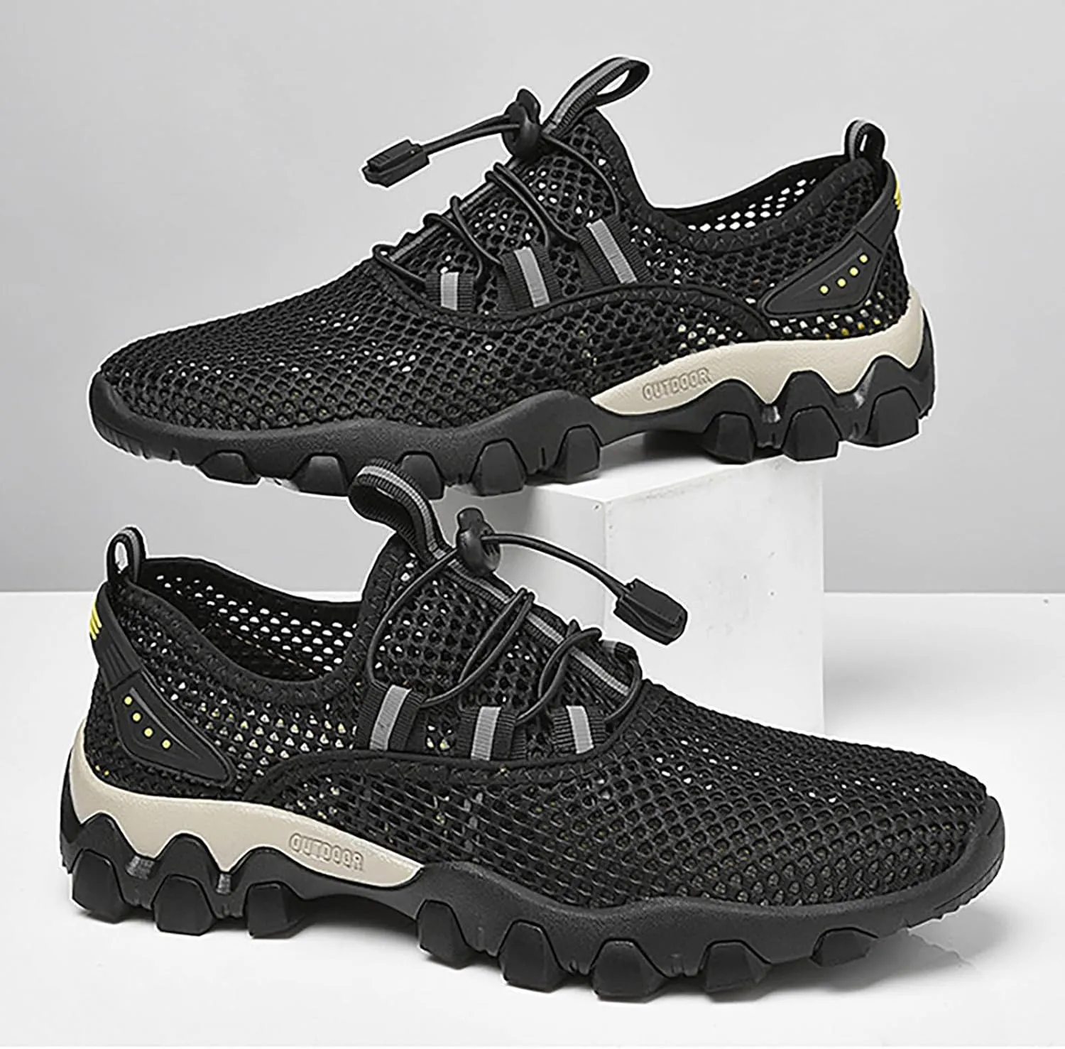Men's Shoes Summer Breathable Mesh Shoes Sports Casual Shoes Men's Hiking Shoes Tourism Hiking Shoes men's flip flops