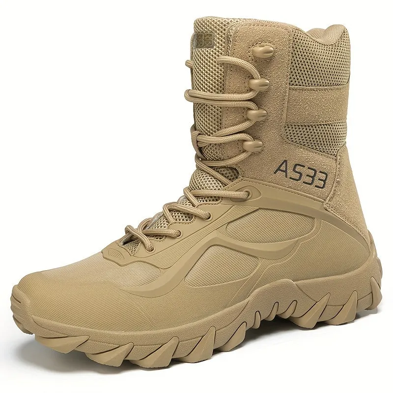 Mens Tactical Snow Boots for Outdoor Winter Adventures