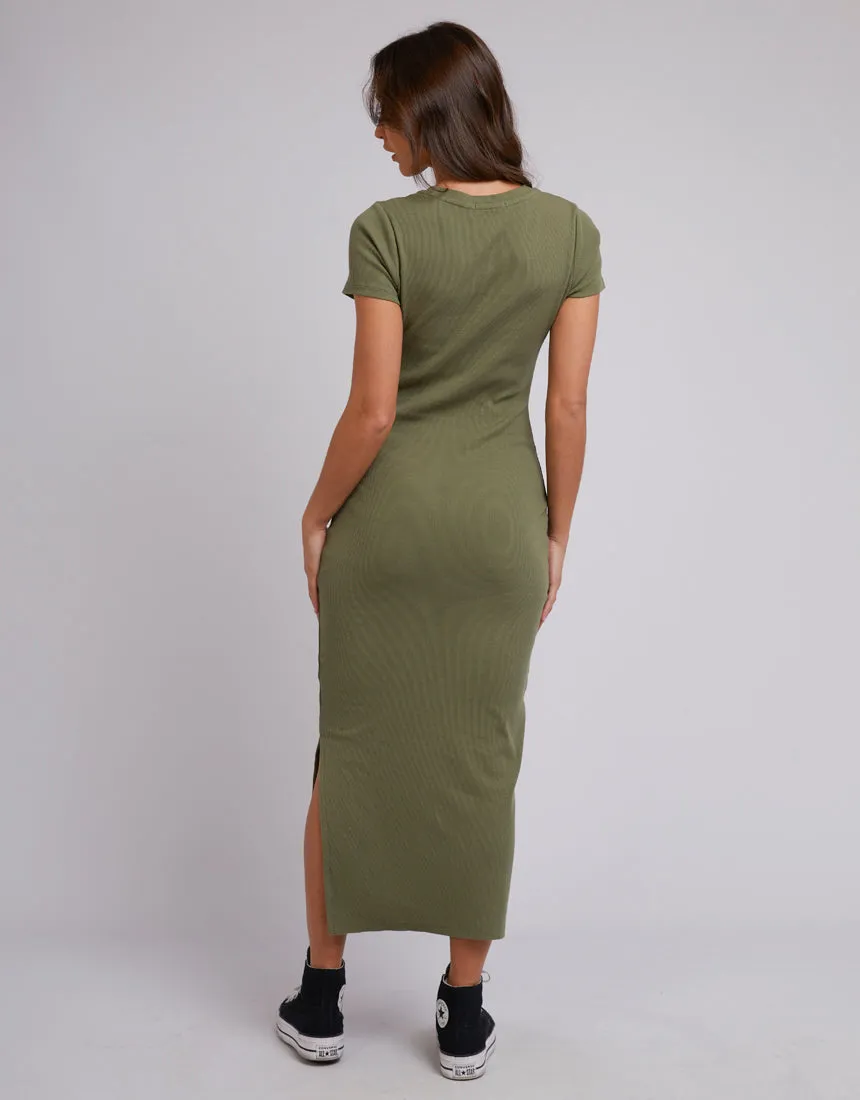 Mika Midi Dress Khaki