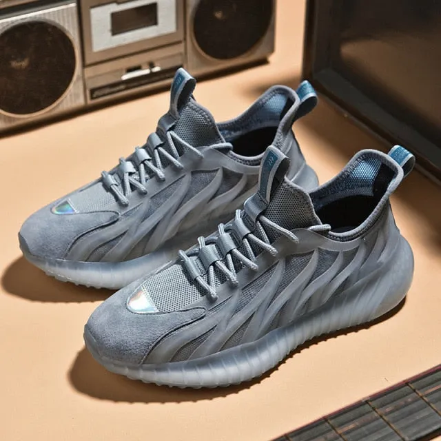 New Men Tide Sneakers Spring Fashion Color Patchwork Youth Street Cool Platform Casual Sport Dad Shoes Trainers