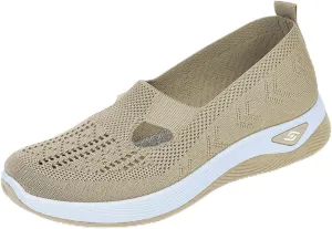 Orthopedic Shoes for Women Slip on Breathable Walking Diabetic Shoes with Arch Support Mesh Comfortwear