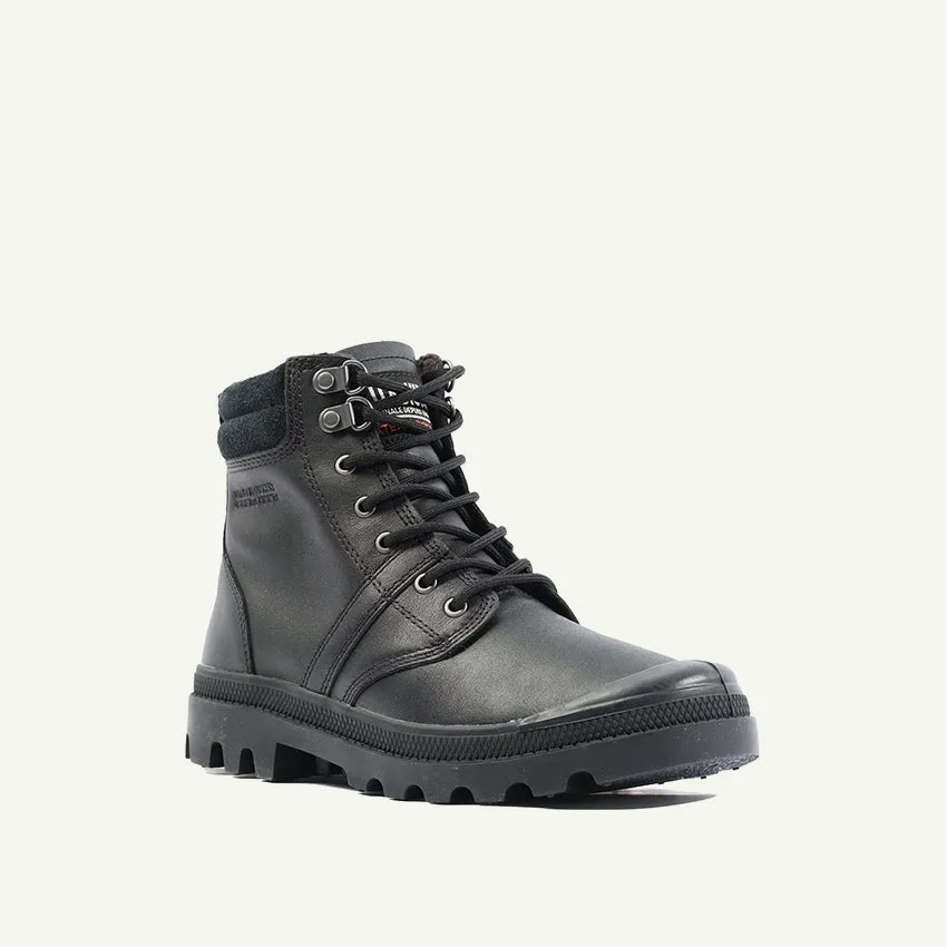 PALLABROUSSE SC WP  MEN'S BOOTS - BLACK