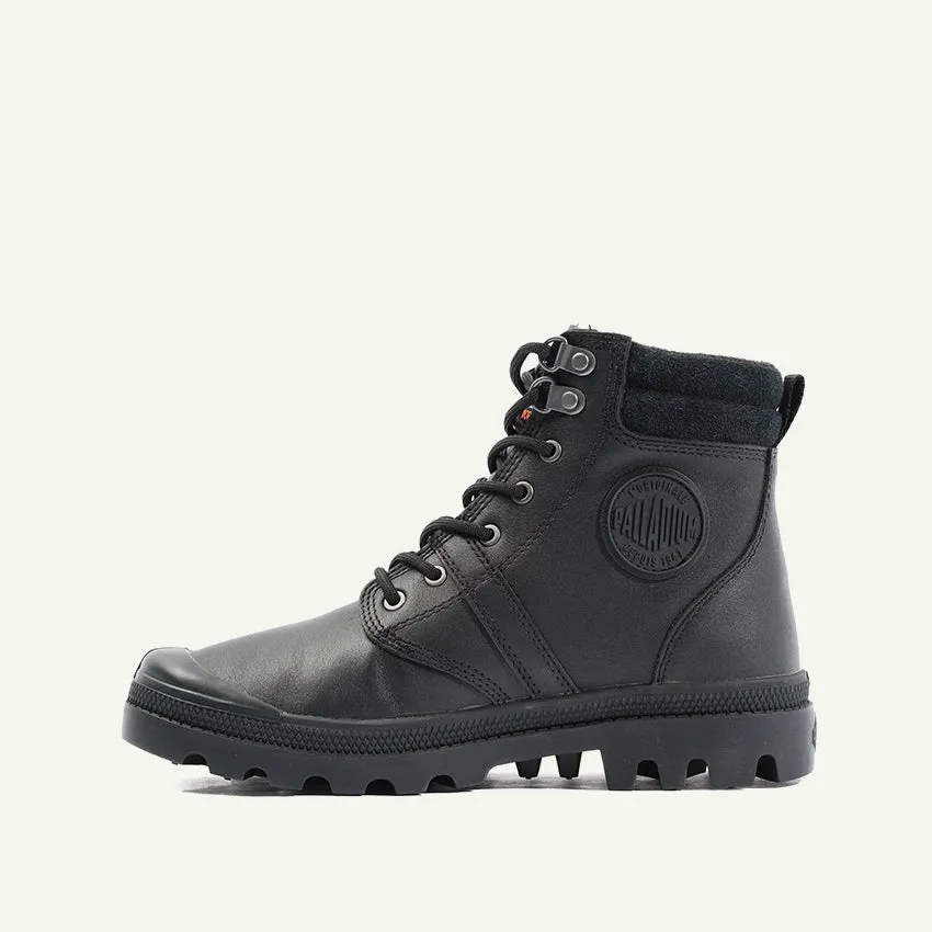 PALLABROUSSE SC WP  MEN'S BOOTS - BLACK