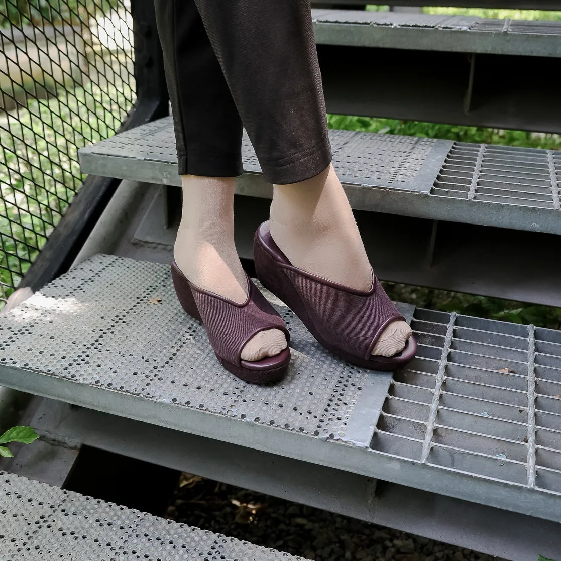 Ratna Peep Toe Wedge Sandal