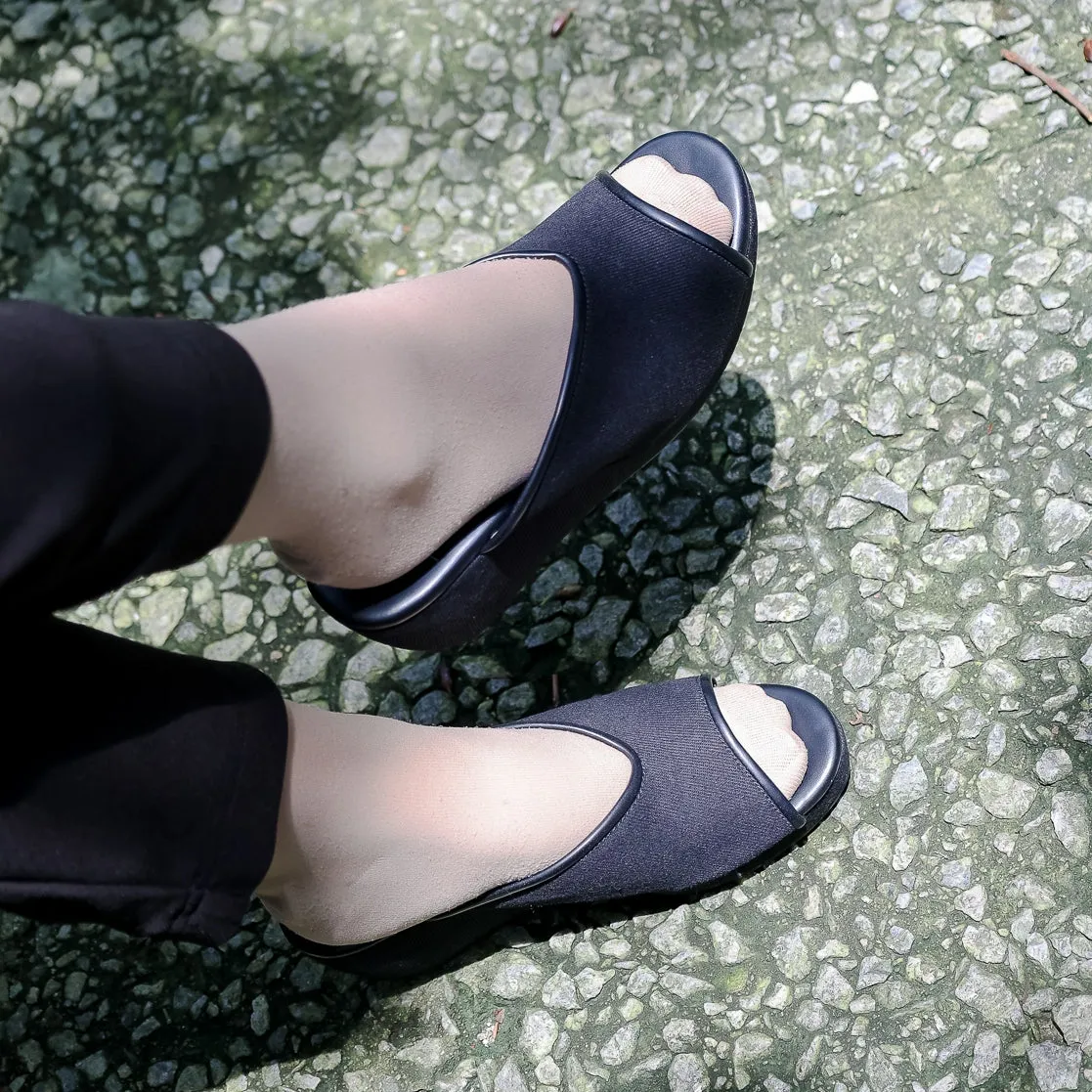Ratna Peep Toe Wedge Sandal