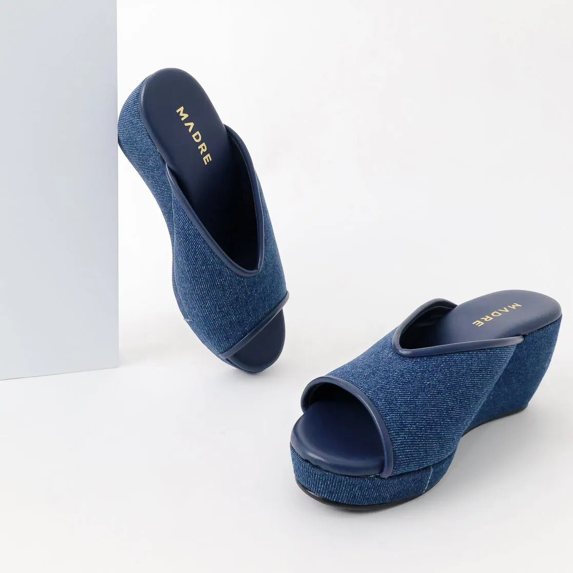 Ratna Peep Toe Wedge Sandal