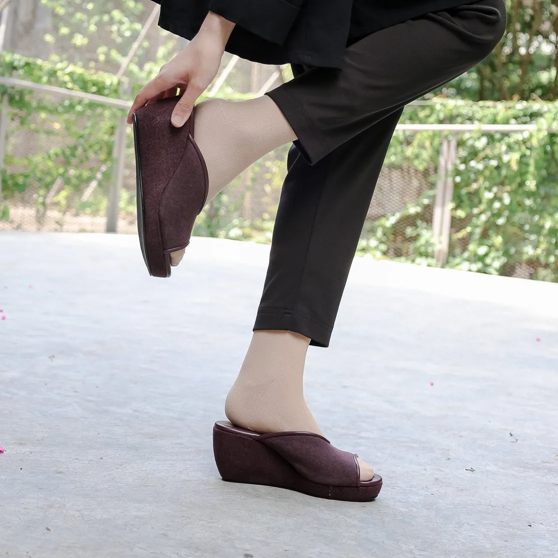 Ratna Peep Toe Wedge Sandal