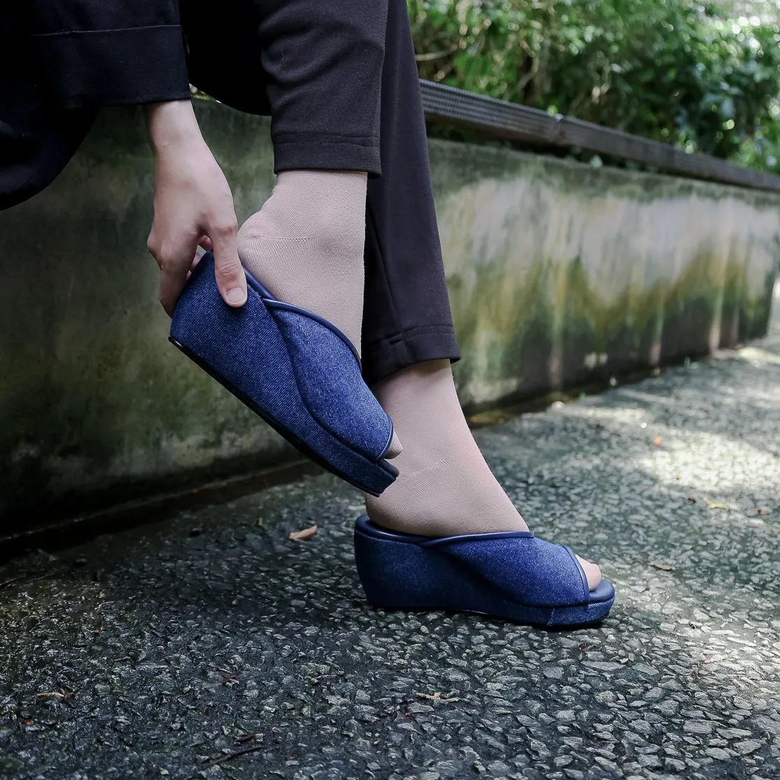 Ratna Peep Toe Wedge Sandal