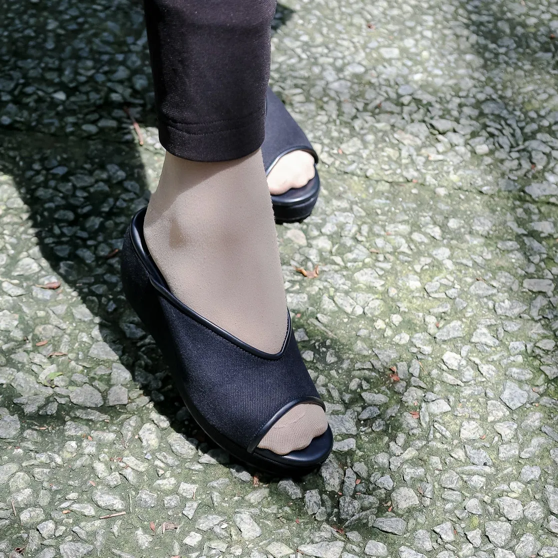Ratna Peep Toe Wedge Sandal
