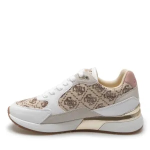 Scarpe Donna GUESS Sneakers Colore White - Brown Linea Moxea