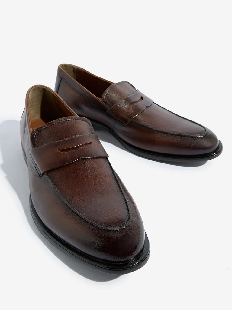 SOLEPLAY Brown Penny Loafers