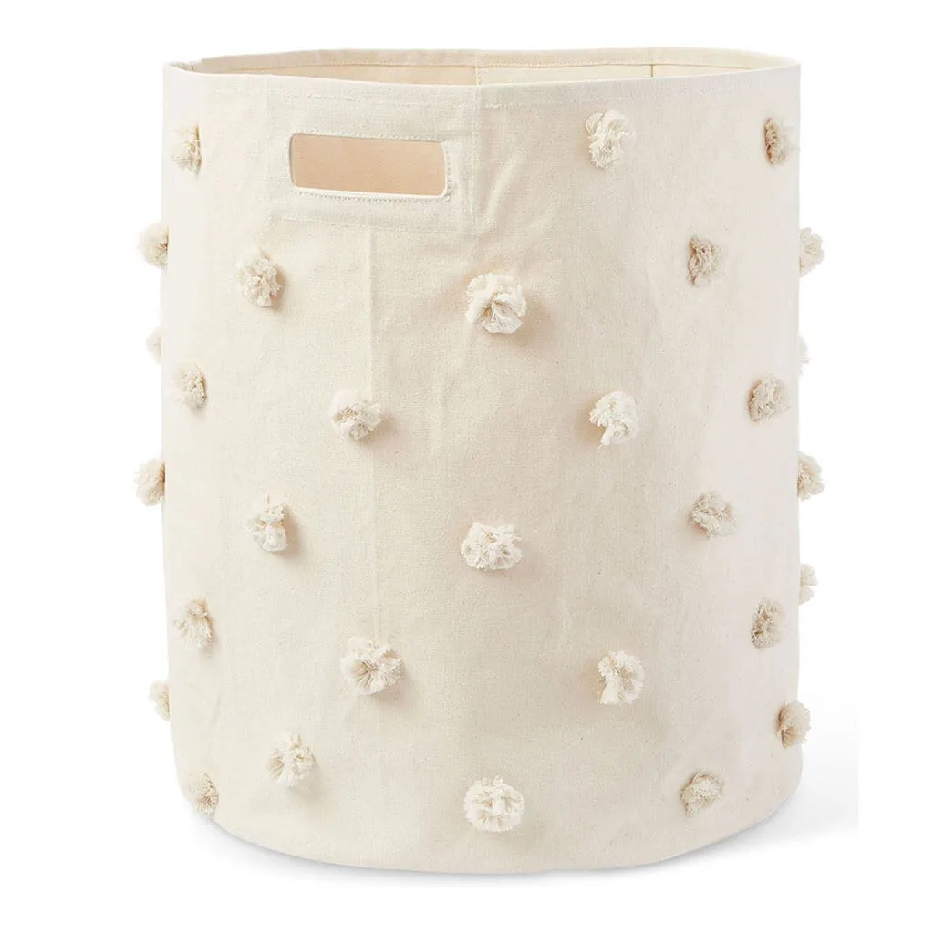 Storage Hamper Pom Pom Natural