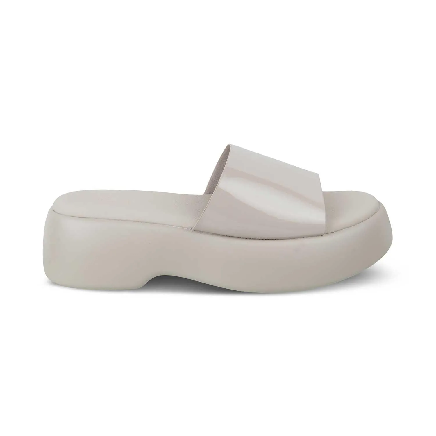 The Lory Beige Women's Casual Wedge Sandals Tresmode