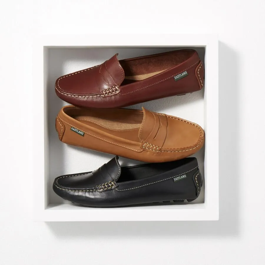 Women's Patricia Penny Loafer Driving Moc Dark Walnut