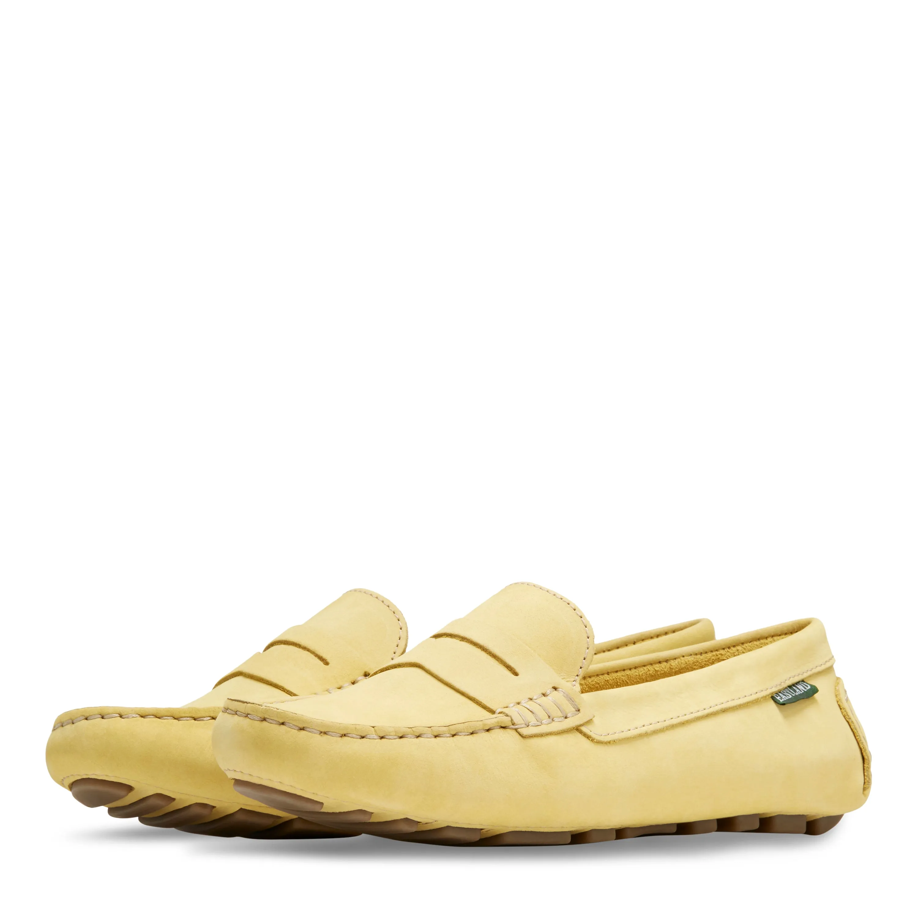 Women's Patricia Penny Loafer Driving Moc Yellow Nubuc