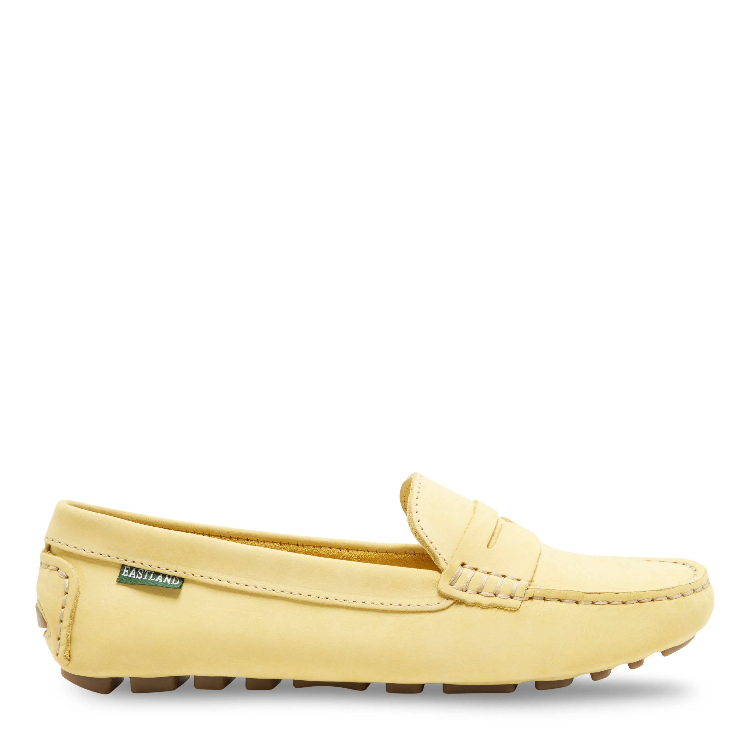 Women's Patricia Penny Loafer Driving Moc Yellow Nubuc