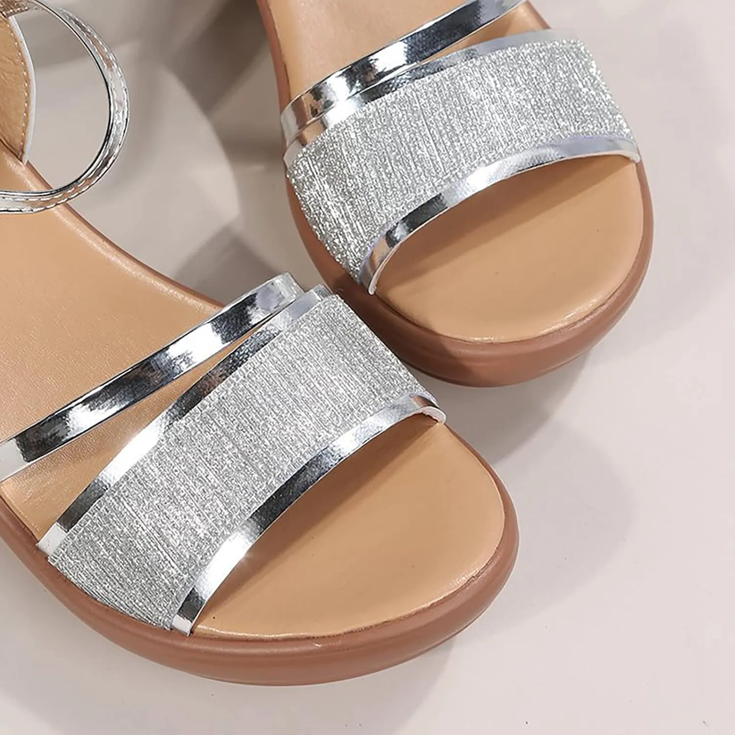 Womens Water Resistant Dressy Flip Flops Memory Foam Sandals Summer Beach Fashion Comfortable Arch Support Casual Outdoor Sport Slides Orthopedic Shoes for Women